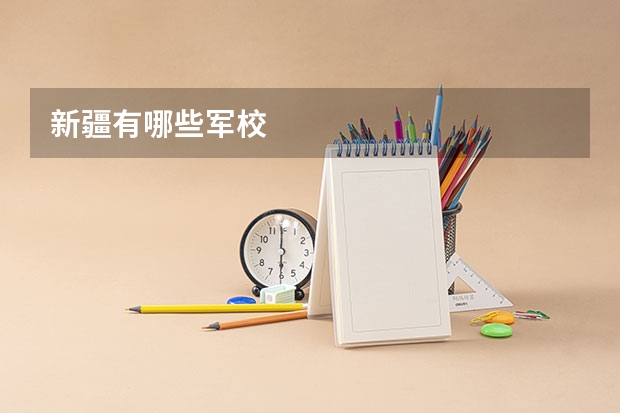 新疆有哪些军校