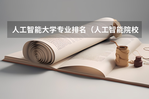 人工智能大学专业排名（人工智能院校排名）