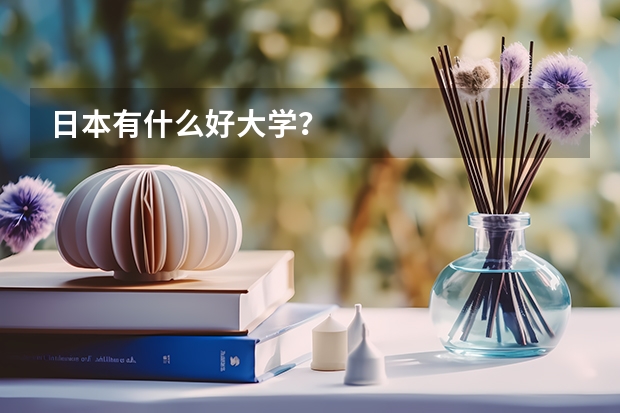 日本有什么好大学？