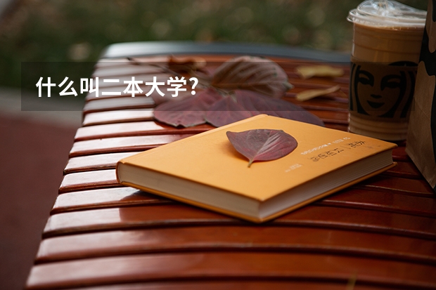 什么叫二本大学?