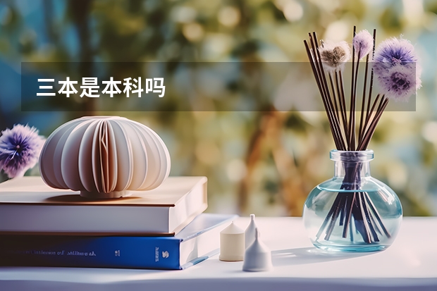 三本是本科吗