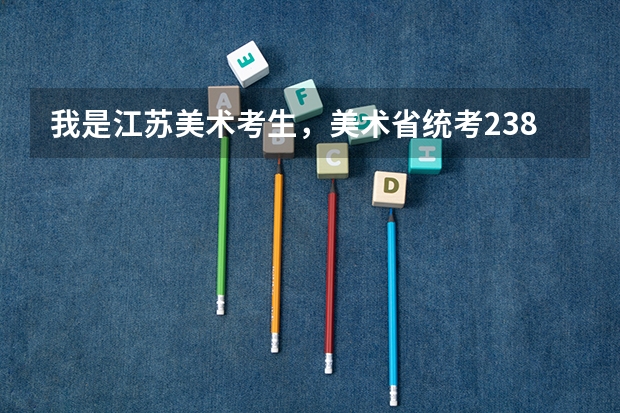我是江苏美术考生，美术省统考238分，文化260分，请问能报考哪些好学校？请各位老师指点指点，万分感谢！