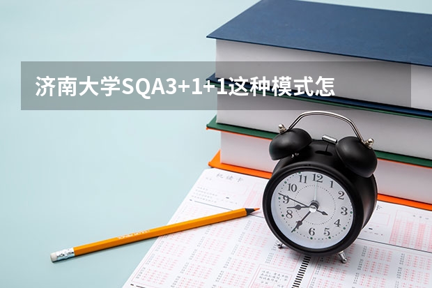 济南大学SQA3+1+1这种模式怎么样？