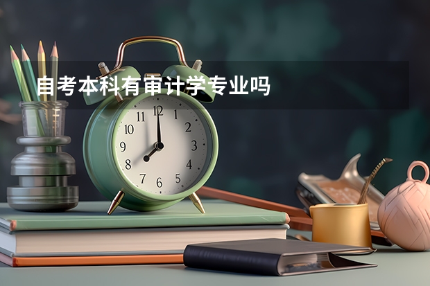 自考本科有审计学专业吗