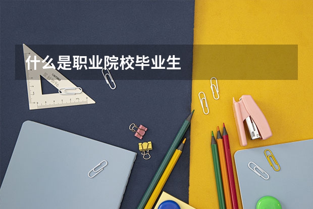 什么是职业院校毕业生