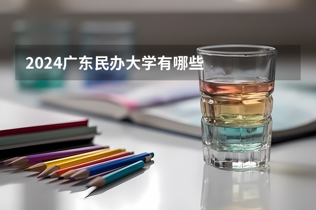 2024广东民办大学有哪些
