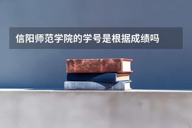 信阳师范学院的学号是根据成绩吗