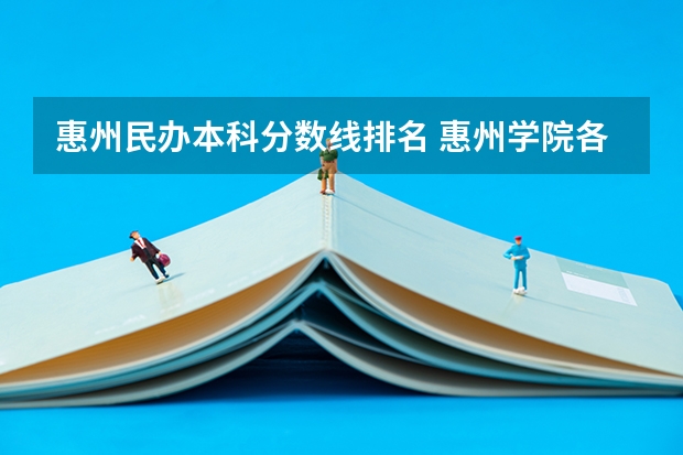 惠州民办本科分数线排名 惠州学院各省最低录取分数线及位次