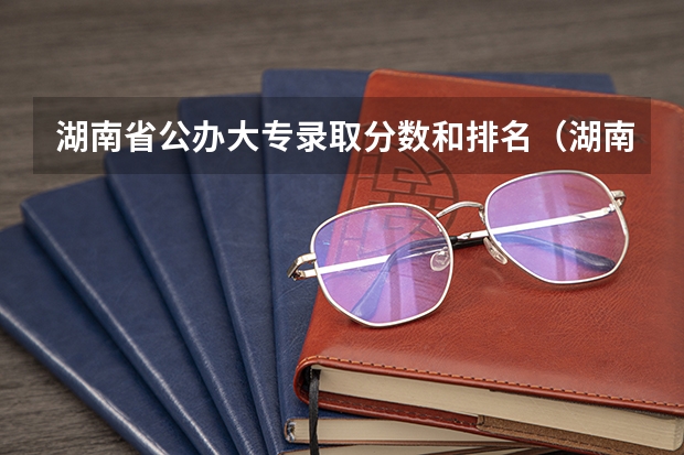 湖南省公办大专录取分数和排名（湖南衡阳五年制公办大专学校排名）