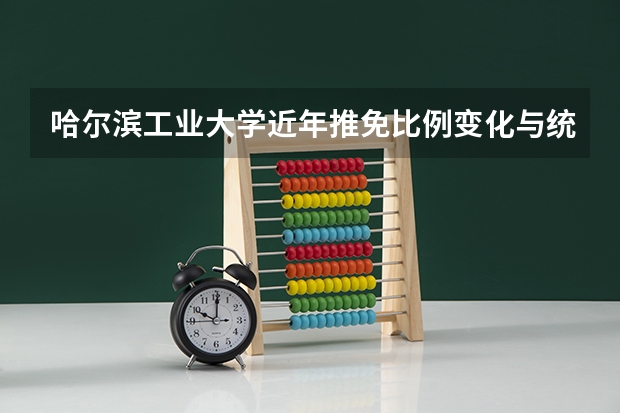 哈尔滨工业大学近年推免比例变化与统考生录取空间