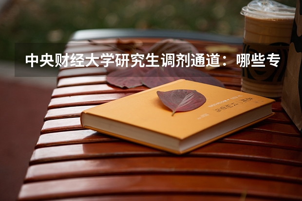 中央财经大学研究生调剂通道：哪些专业接收调剂
