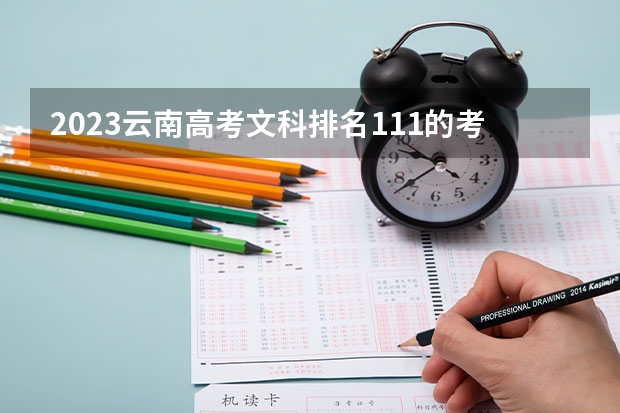 2023云南高考文科排名111的考生报哪所大学 往年录取分数线