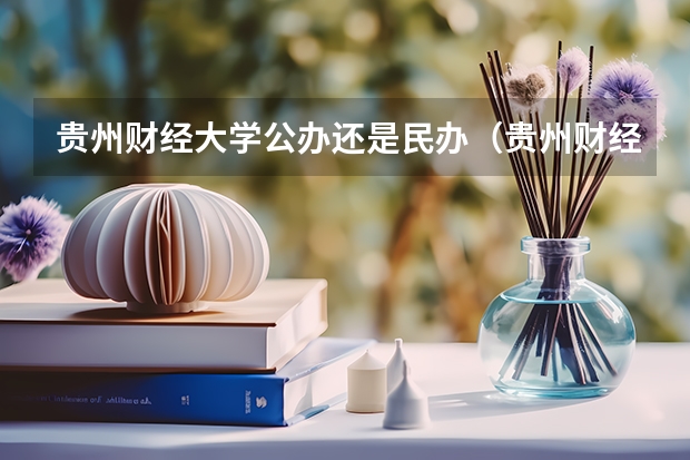 贵州财经大学公办还是民办（贵州财经大学介绍）