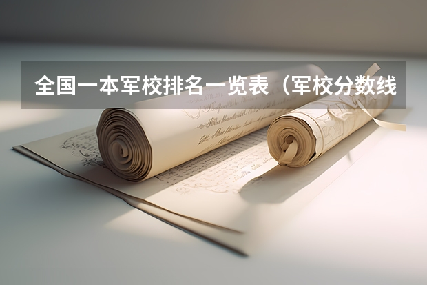 全国一本军校排名一览表（军校分数线出炉,国防科技大学投档线最高!最好考的军校是哪所?）