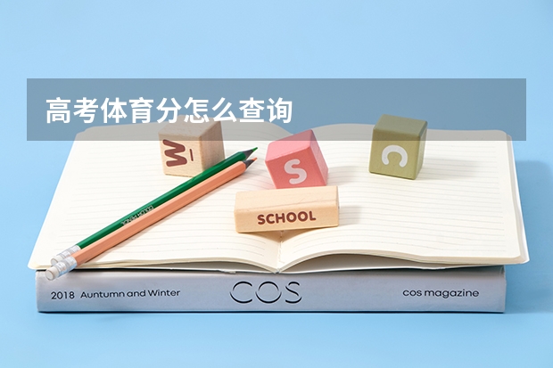 高考体育分怎么查询