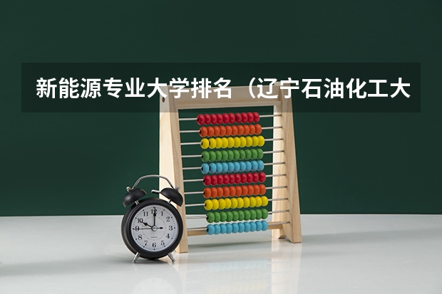 新能源专业大学排名（辽宁石油化工大学排名）