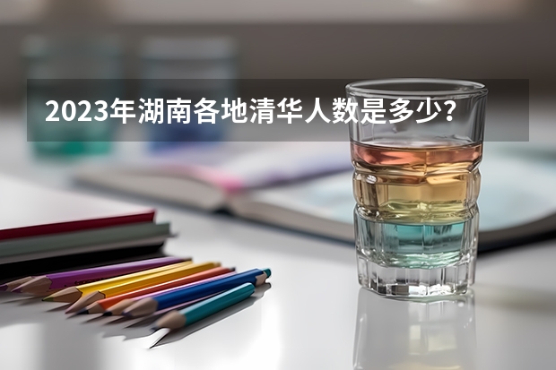 2023年湖南各地清华人数是多少？