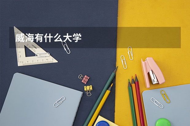 威海有什么大学