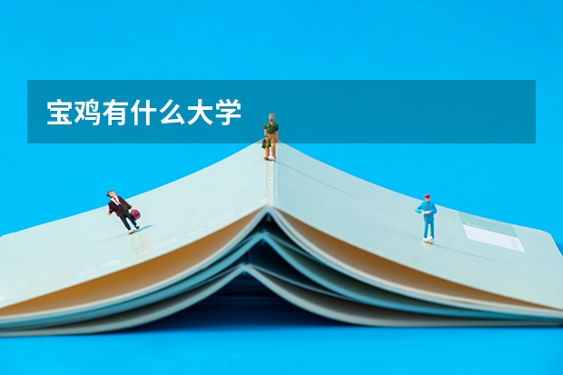 宝鸡有什么大学
