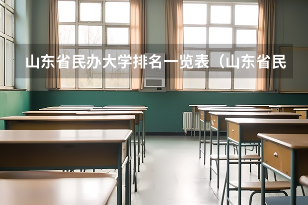 山东省民办大学排名一览表（山东省民办学校排名）