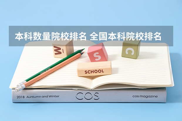 本科数量院校排名 全国本科院校排名