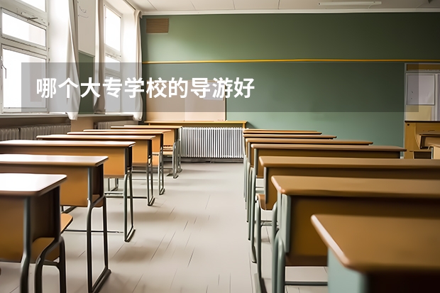 哪个大专学校的导游好