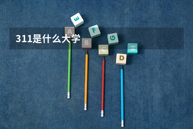 311是什么大学