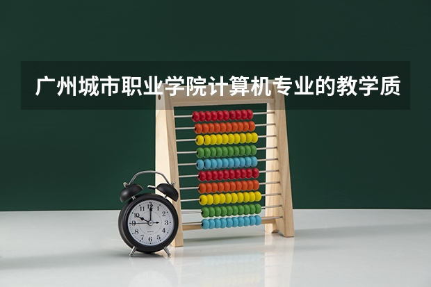 广州城市职业学院计算机专业的教学质量如何？