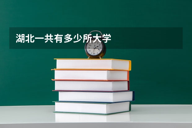 湖北一共有多少所大学