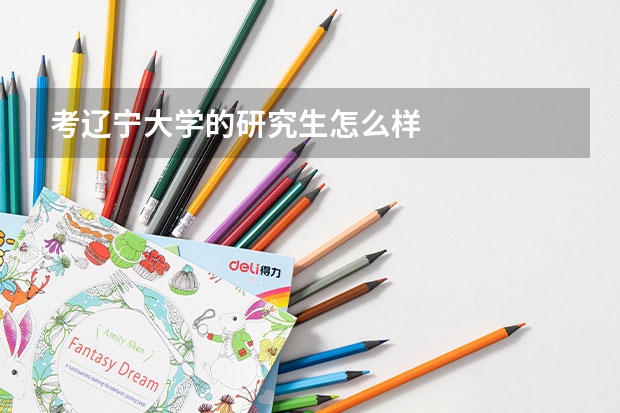 考辽宁大学的研究生怎么样