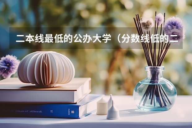 二本线最低的公办大学（分数线低的二本大学）