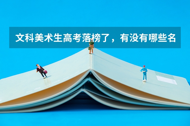 文科美术生高考落榜了，有没有哪些名牌大学的中外合作办学可以提供一下啊，