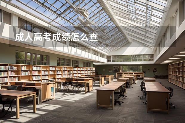 成人高考成绩怎么查