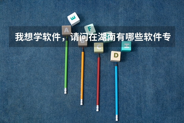 我想学软件，请问在湖南有哪些软件专业办的好的专科院校。。托滚一边去。。。