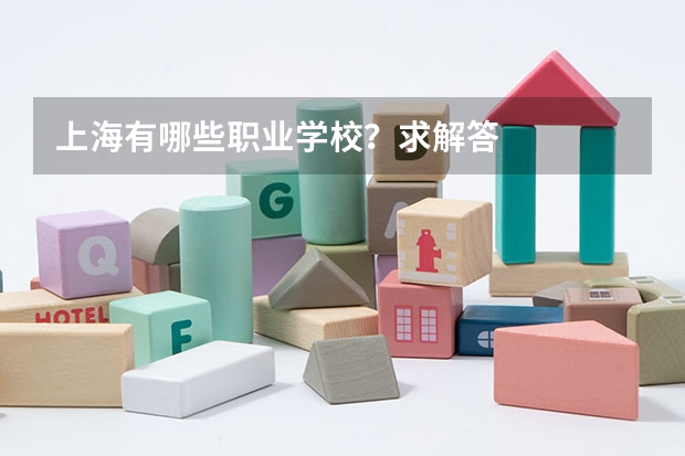 上海有哪些职业学校？求解答