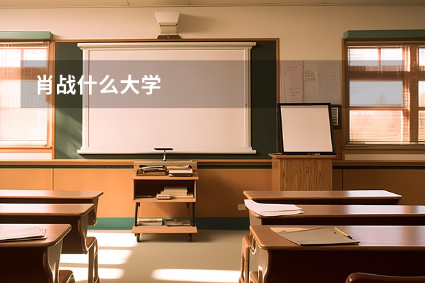 肖战什么大学