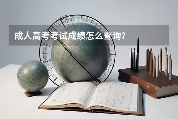 成人高考考试成绩怎么查询？