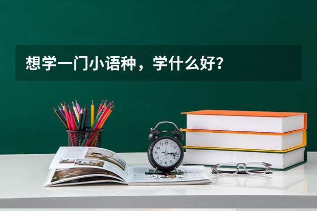 想学一门小语种，学什么好？