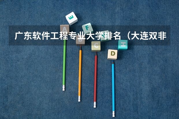 广东软件工程专业大学排名（大连双非本科软件工程专业好的大学）