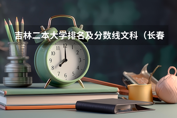 吉林二本大学排名及分数线文科（长春二本公办大学排名及分数线）