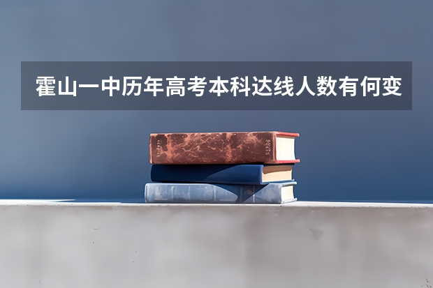 霍山一中历年高考本科达线人数有何变化？（霍山中学2o16高考,一,二,三本录取全名单）