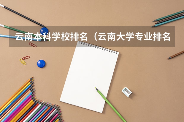 云南本科学校排名（云南大学专业排名一览表）