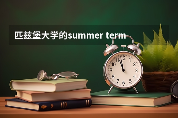匹兹堡大学的summer term是必上的吗？