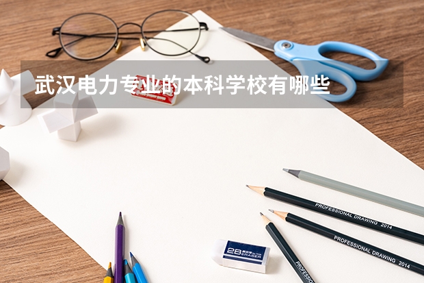 武汉电力专业的本科学校有哪些