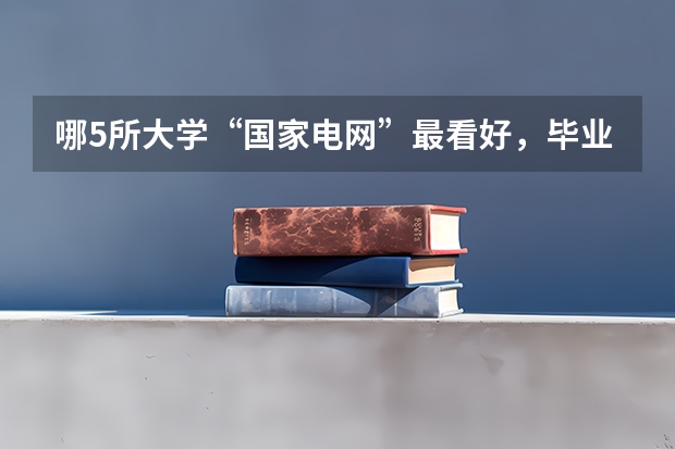 哪5所大学“国家电网”最看好，毕业生很抢手，考上就是铁饭碗？（东北电力大学录取分数线）