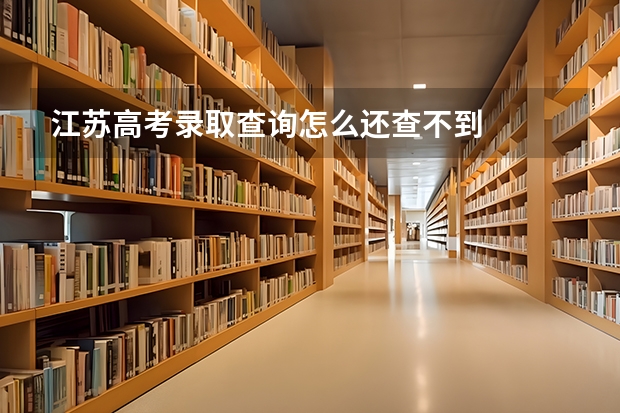 江苏高考录取查询怎么还查不到