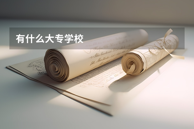 有什么大专学校