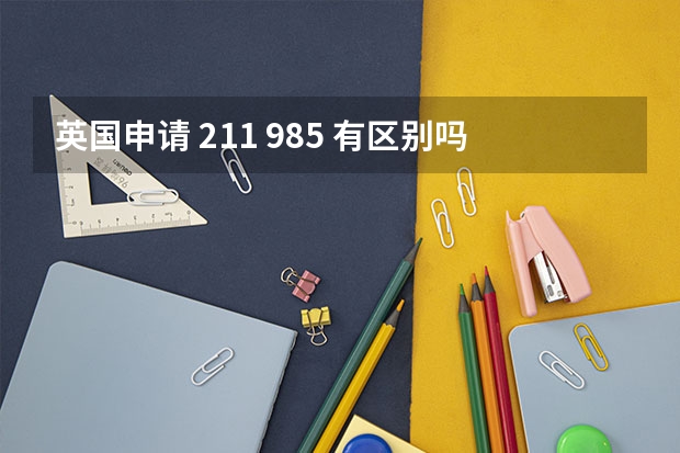 英国申请 211 985 有区别吗