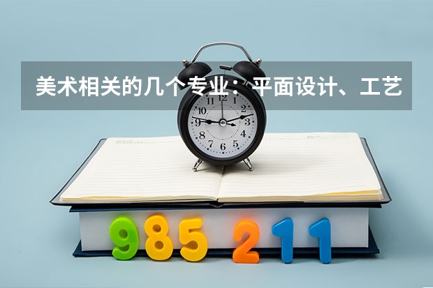美术相关的几个专业：平面设计、工艺美术、视觉传达、艺术设计有什么区别？对口的职业可以做什么？
