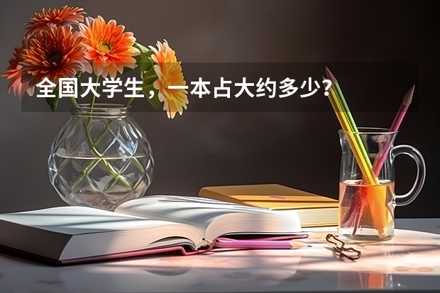 全国大学生，一本占大约多少？